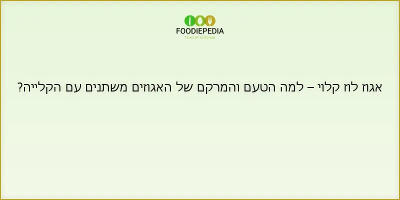 אגוז לוז קלוי – למה הטעם והמרקם של האגוזים משתנים עם הקלייה?