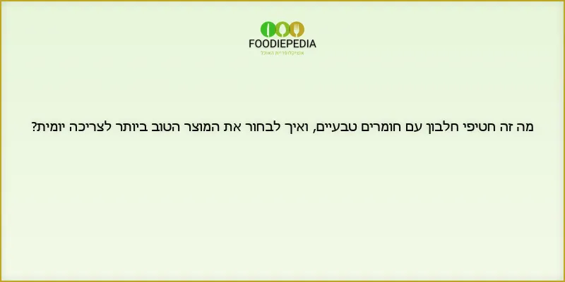 מה זה חטיפי חלבון עם חומרים טבעיים, ואיך לבחור את המוצר הטוב ביותר לצריכה יומית?