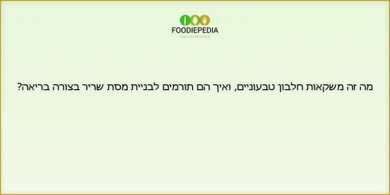 מה זה משקאות חלבון טבעוניים, ואיך הם תורמים לבניית מסת שריר בצורה בריאה?