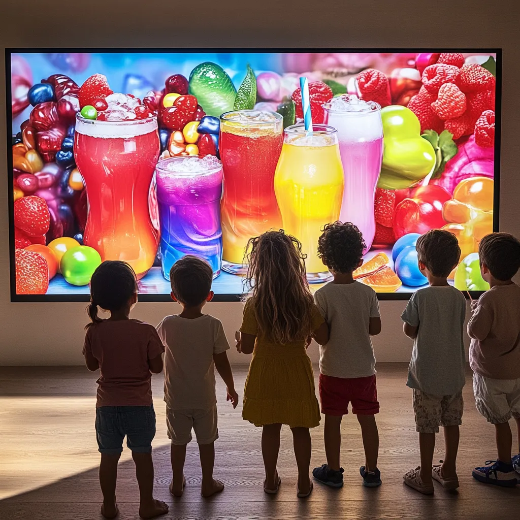 מה ההשפעה של פרסומות משקאות ממותקים על צעירים וילדים?
