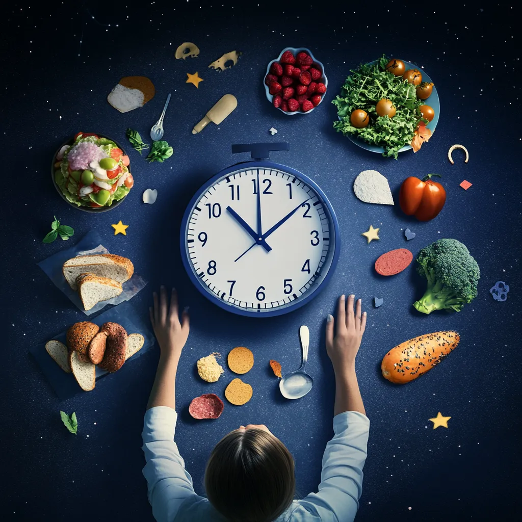 מה הקשר בין צום לסירוגין לאכילה בלילה?