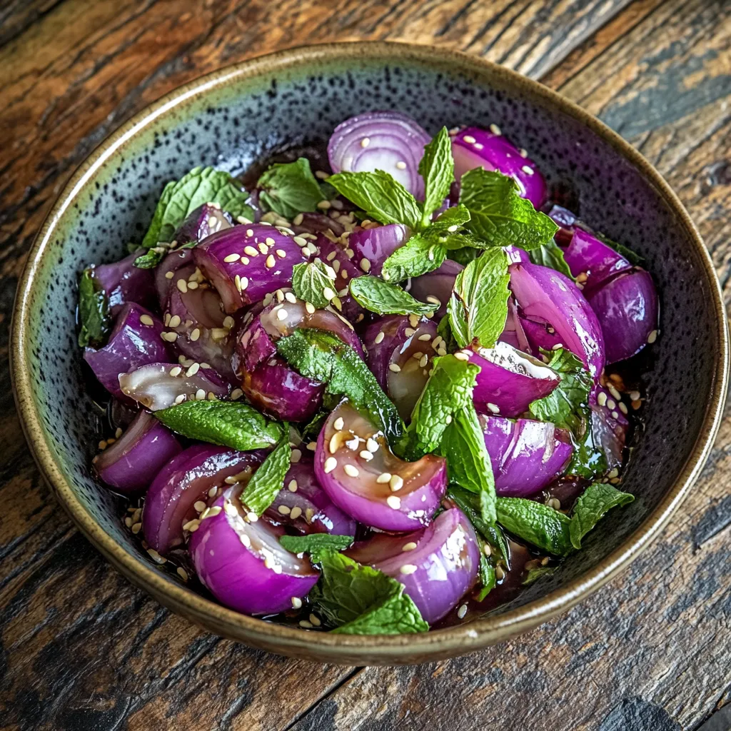 אנטיפסטי עם בצל סגול ובצל ירוק – תוספת פיקנטית