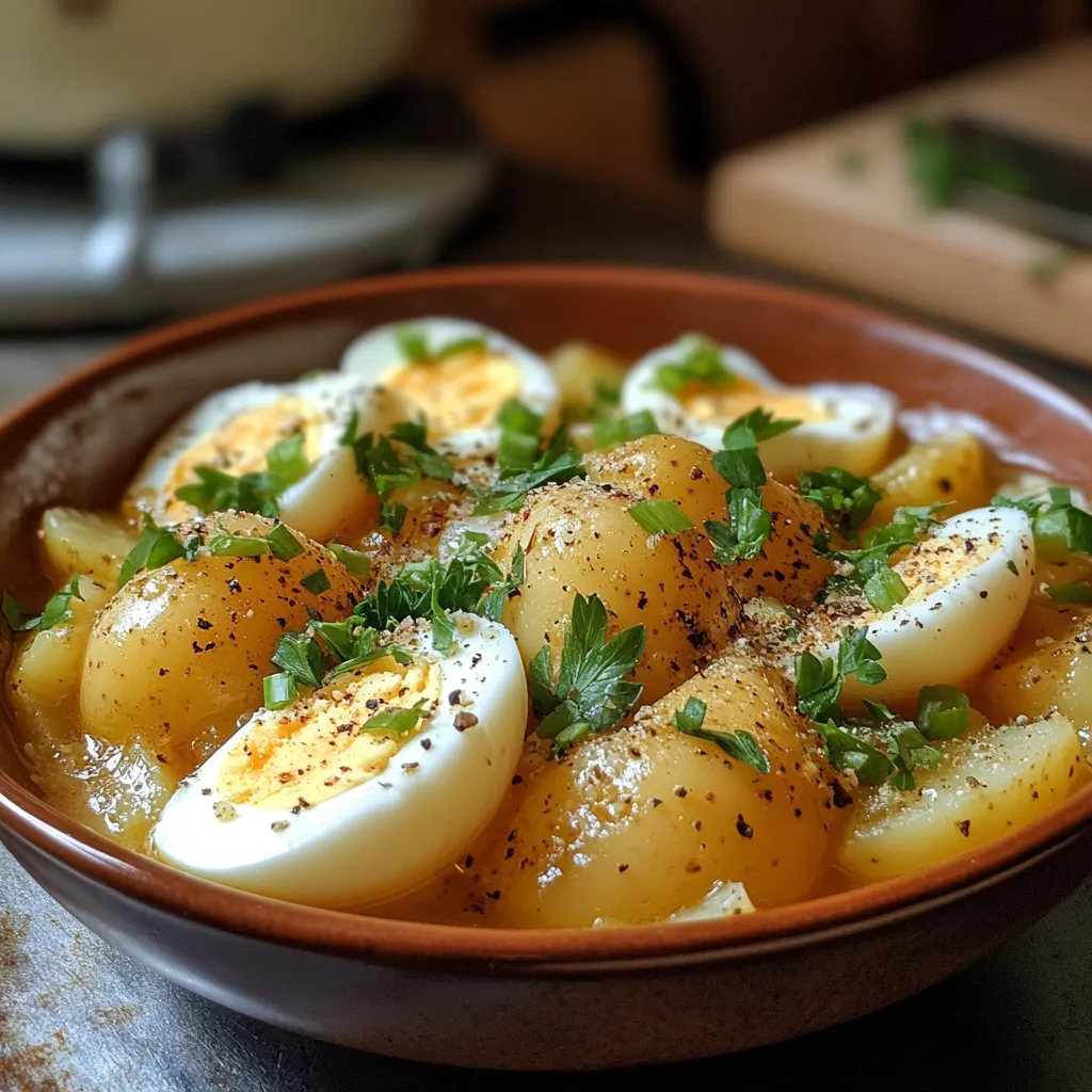 תפוחי אדמה עם ביצים קשות – מתכון קל וטעים